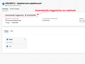 Azure Devops - Trigger pipeline on incoming webhooks - Featured image