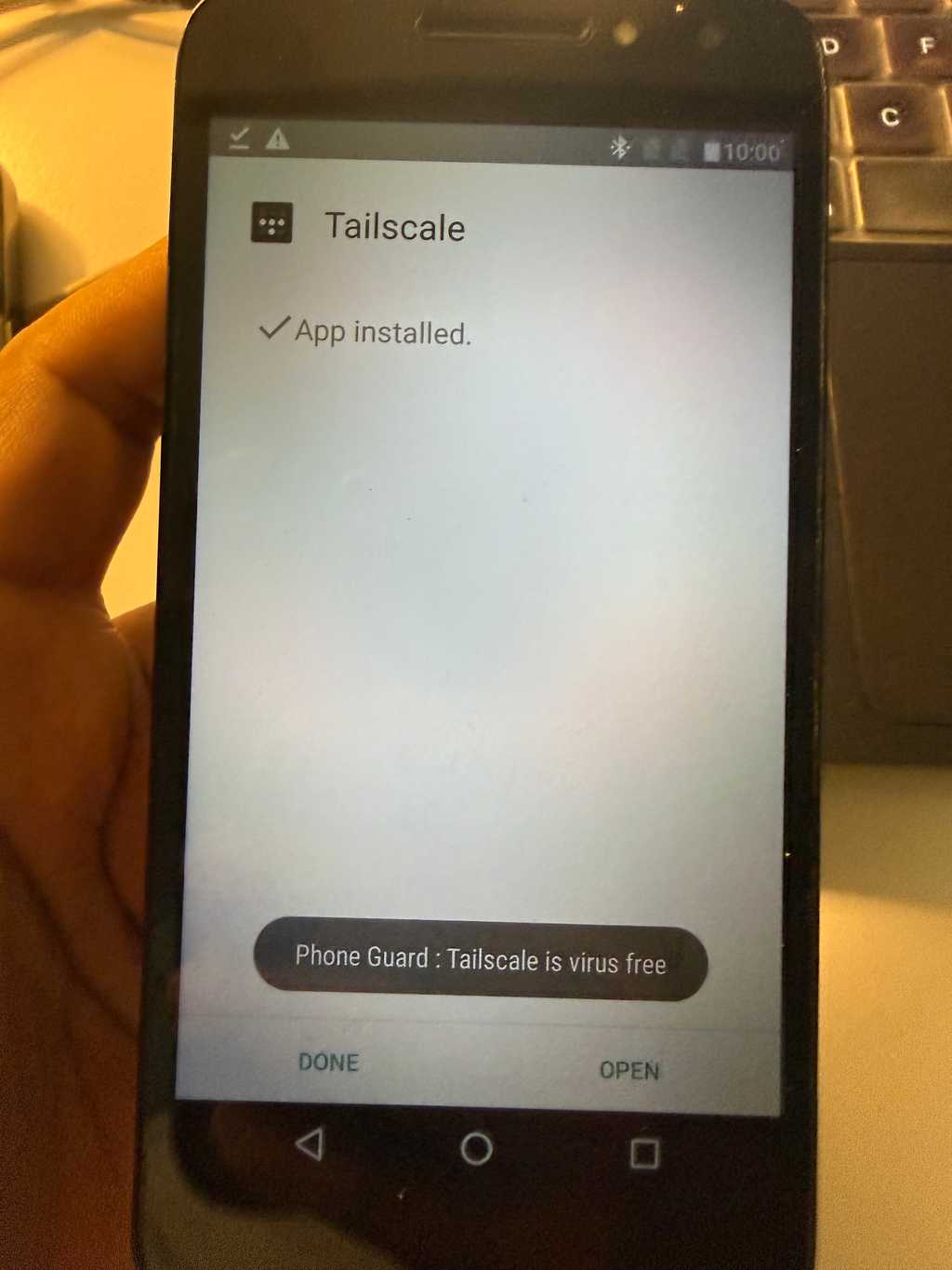 tailscale installed
