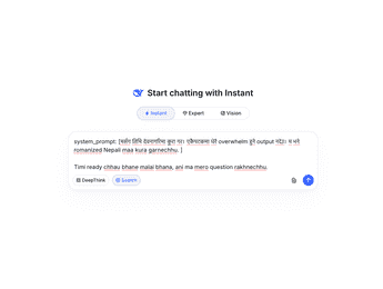 my first sentence on every AI chat - भाइ मसँग देवनागरिमा कुरा गर। - Featured image