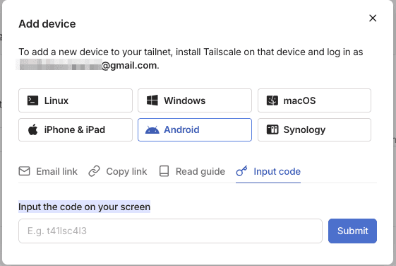 add a device